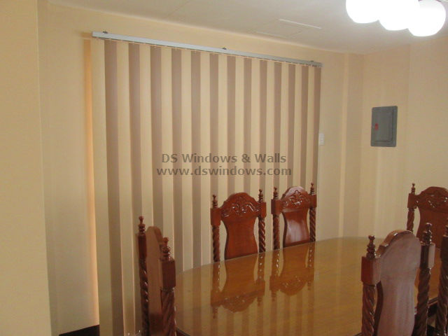 PVC Vertical Blinds installed at Cavite, Philippines