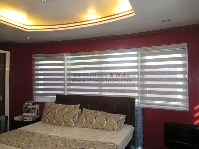 Combi Blinds for Master Bedroom - Tayabas, Quezon Province