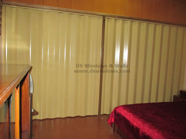 PVC Fodling Door for Bedroom Aircon Efficiency - Makati Installation