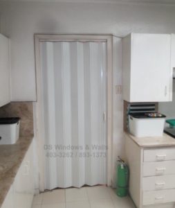 White ash deluxe folding door featured project