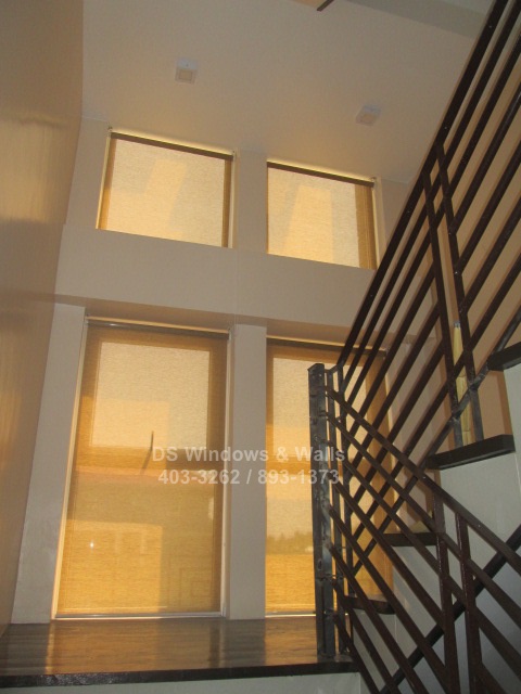 Fashionable staircase roller blinds