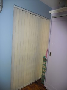 Fabric Vertical Blinds Installed at Parang Marikina City Philippines