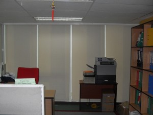 Installed Roller Blinds at Ayala Ave. Makati City Philippines
