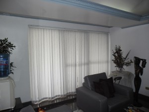 Makati Cinema Square Tower, Makati City Installation of Fabric Vertical Blinds