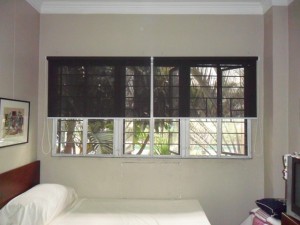 Roller Blinds T3008 Brown Installed at Antipolo City