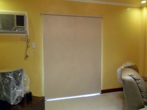 Blackout Roller Blinds: 833 Champagne