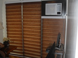Combi Blinds G305 Choco, Installed in Manila, Philippines