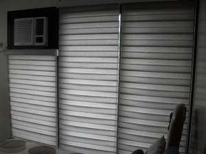 Combi Blinds G204 Emperador, Installed at Manila, Philippines
