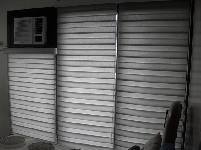 Combi Blinds G204 Emperador, Installed at Manila, Philippines