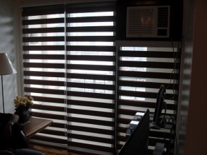 Combi Blinds as Decorative Home Partition, Metro Manila, Philippines
