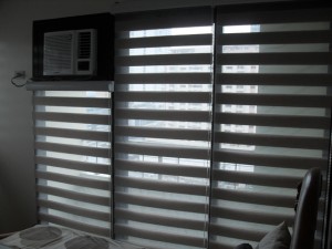 Combi Blinds as Decorative Home Partition, Metro Manila, Philippines