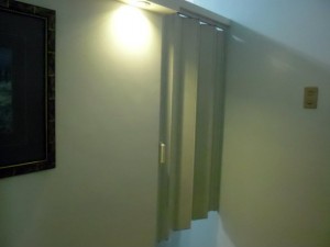 Half Hanged Accordion Door Installed at Parañaque City, Philippines