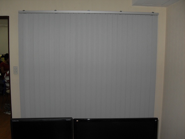 PVC Vertical Blinds Installed in a Computer Animation Company