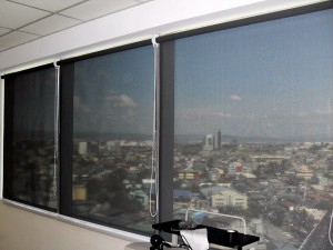 Roller Blinds T3005 D.GRAY Installed at Alabang Metro Manila, Philippines