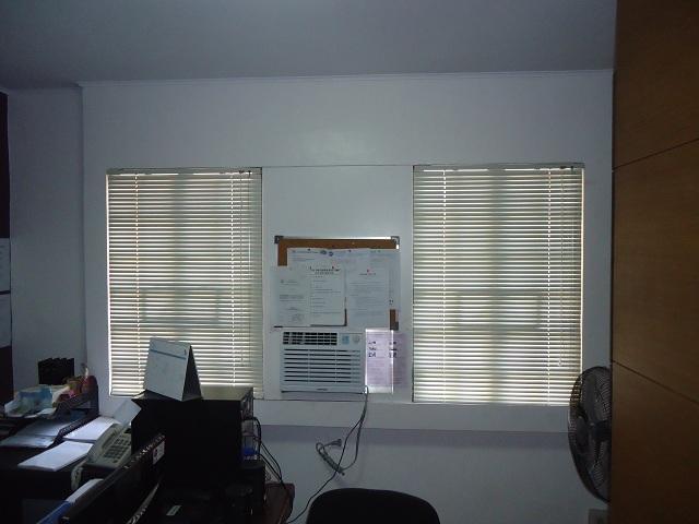 Aluminum Mini Blinds Installation in Makati City, Philippines