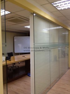 Fabric Vertical Blinds Installed in Makati City