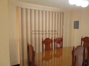 PVC Vertical Blinds installed at Tanza Cavite, Philippines