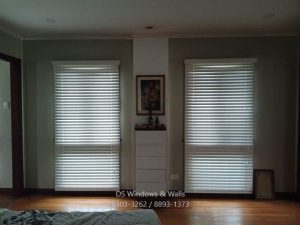 Faux wood blinds insulation