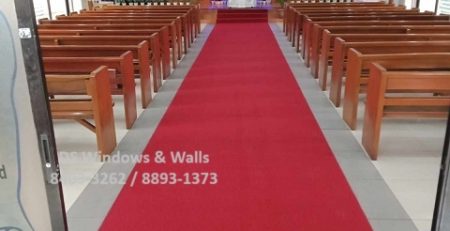 red carpet for church