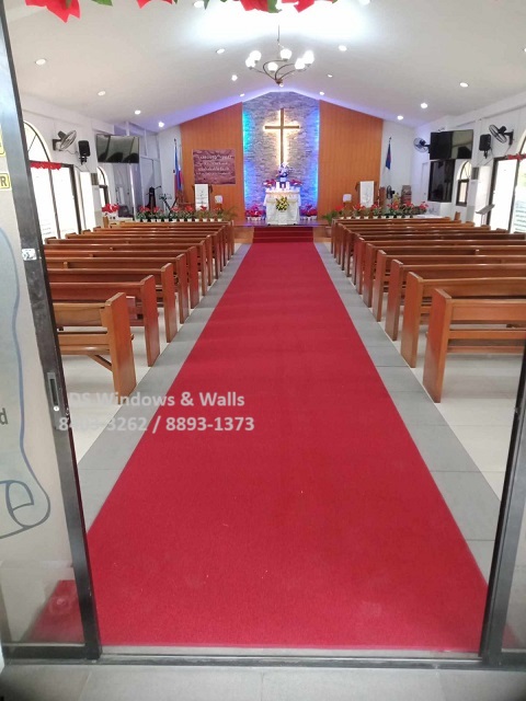 red carpet for church