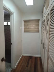 combi blinds walk-in closet